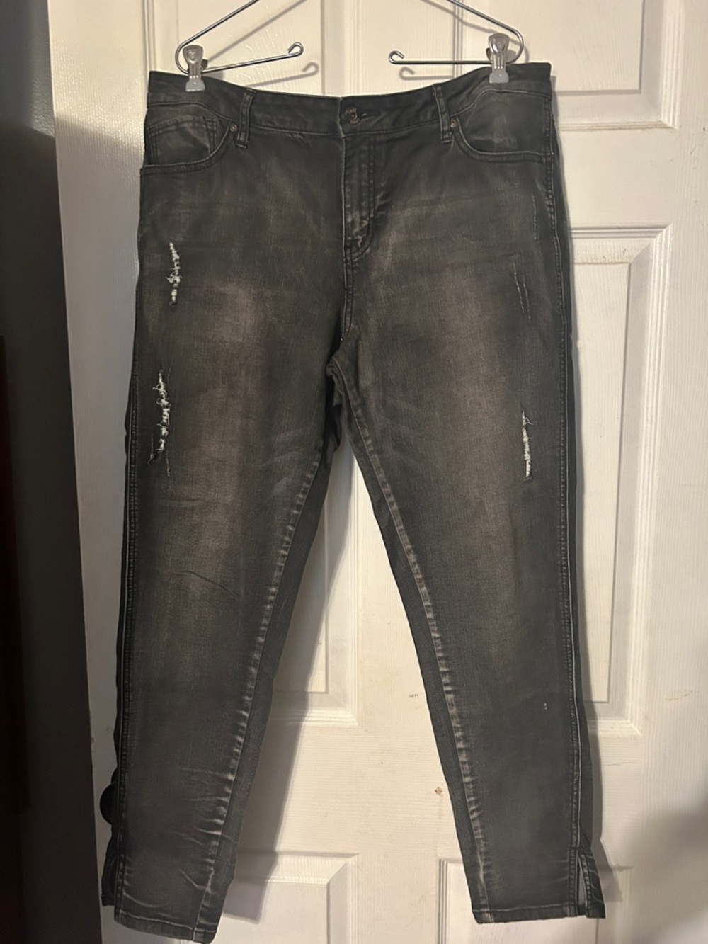 True Craft Charcoal Grey Ankle Skinny Jeans